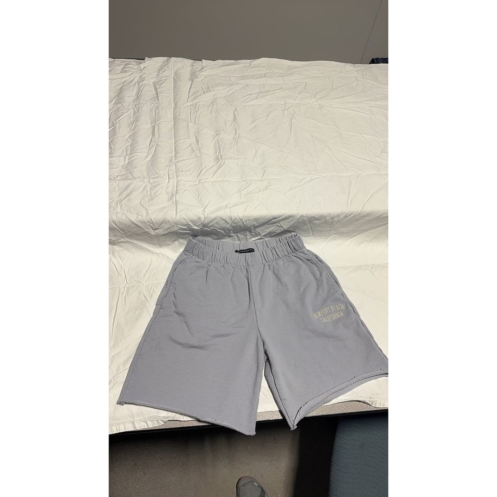 Brandy Melville Newport Beach California Elastic Waist Shorts Blue One Size